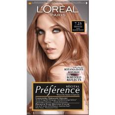 Rose gold hårfärg L'Oréal Paris Récital Préférence #7.23 Dark Rose Gold