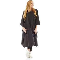 Black Hair Cutting Capes Xanitalia Hairdressing Cape Black (130 x 150 cm)