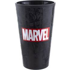 Zwart Drinkglazen Paladone Marvel Logo