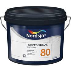 Nordsjö Metallfärger Målarfärg Nordsjö Professional Snickeri Metallfärg Vit 1L