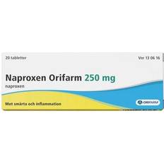 Naproxen 250 Naproxen Orifarm 250mg 20 st Tablett