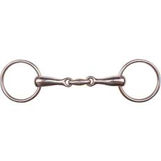 Br Mors double brisures pour cheval massif inox Equitation Bronze