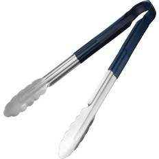 Blue Cooking Tongs Vogue Colour Coded Cooking Tong 27.9cm