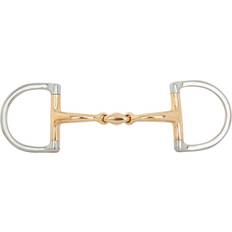 Goud Hoofdstellen en Accessoires Br Verdun bit voor dubbel gebogen paard Equitation Soft Contact Argenté