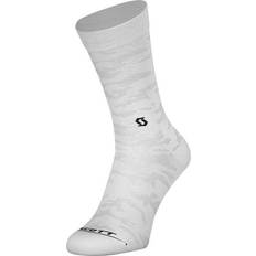 Scott Trail Camo Crew Socks Unisex - White/Black