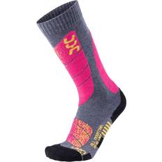 Esquí - Mujer Calcetines UYN All Mountain Socks Women - Medium Grey Melange/Pink