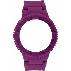 Watx & Colors Unisex Watch Straps Watx & Colors COWA1057 43mm Purple