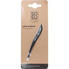 Sorte Pincetter Sosu Lash & Brow Tweezers Black