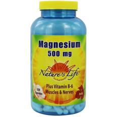 Magnesium 500 mg Nature's Life Nature's Life Magnesium 500 mg. 250 Capsules 250 st