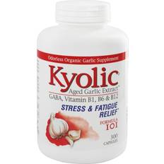 Kyolic Aged Garlic Extract Stress and Fatigue Relief Formula 101 300 Capsules