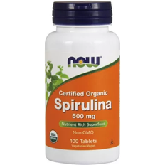 Now Foods Spirulina 500 mg 100 Tablets