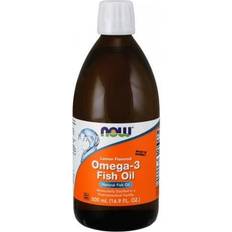 Flydende fiskeolie Now Foods Omega-3 Fish Oil Lemon 16.9 fl oz