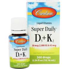 D3 vitamin 2000 ie Carlson Super Daily D3 plus K2 0.34 fl oz