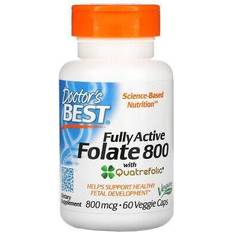 Vitamins & Supplements Doctor's Best Fully Active Folate 800 with Quatrefolic, 800mcg 60 vcaps