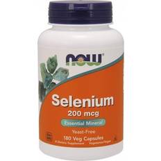 Now Foods Selenium, 200mcg 180 vcaps 180 stk