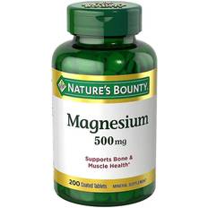 Magnesium 500 mg Natures Bounty Magnesium 500 mg 200 Tablets