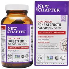 Vitamins & Supplements New Chapter Plant Calcium Bone Strength Take Care 180 Vegetarian SlimTablets