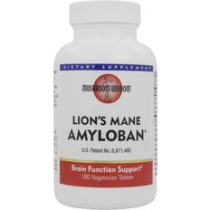 Mushroom Wisdom Amyloban Lion's Mane 180 Vegetarian Tablets