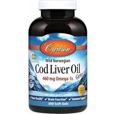 Vitamins & Supplements Carlson Labs Wild Norwegian Cod Liver Oil Gems, 460mg 300 softgels