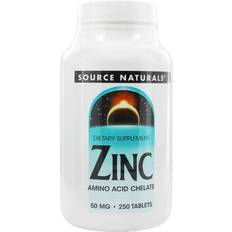 Zink 50 mg Source Naturals Zinc 50 mg 250 Tablets