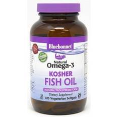 Bluebonnet Nutrition Natural Omega-3 Kosher Fish Oil 120 Vegetarian Softgels
