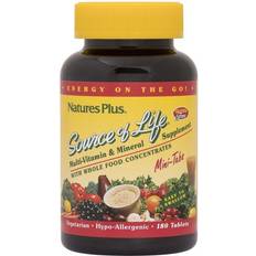 Nature's Plus Source of Life Multi-Vitamin and Mineral Supplement 180 Mini Tablets