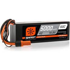 RC Toys Spektrum 5000mAh 4S 14.8V 50C Smart LiPo Hardcase; IC5 O-SPMX50004S50H5