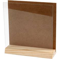 Creativ Company 3D plate with glass, size 15x15 cm, 1 set