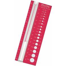 Garn & Håndarbejdsudstyr Knitpro Strikkepindemåler Rød 2-12mm (0-17 US)