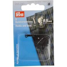 Spenner Prym Hooks and Bars for Trousers and Skirts, Metal, Black, 9.3 x 5.7 x 0.7 cm