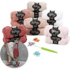 Rosa DIY Creativ Company Pysselset Virka, rosa, 1 set