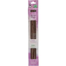 Pony Perfect 20cm Double-Pointed Wooden Knitting Needles Set Of Five 4.00mm (P42509)