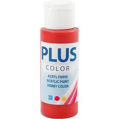 Rood Acrylverven Plus Color Craft Paint, christmas red, 60 ml/ 1 bottle