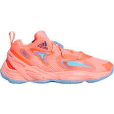 Rosa - Unisex Basketballschuhe Adidas Exhibit A - Acid Red/Sky Rush/Shadow Navy