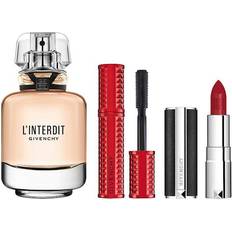 Gaveesker Givenchy L'Interdit Gift Set EdP 50ml + Mini Volume Disturbia Mascara #01 + Mini Le Rouge Lipstick #333