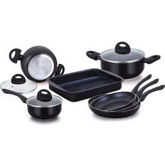 Herzberg HG-9016BLK Set mit Klappe 10 teile