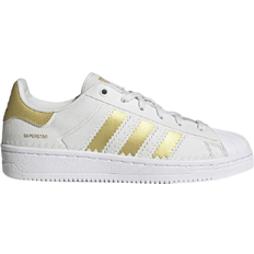 Adidas superstar gold white dame adidas Superstar OT Tech W - Crystal White/Gold Metallic/Cloud White