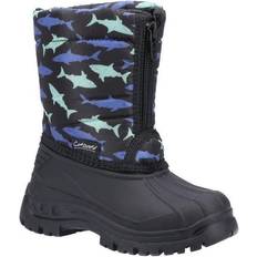 Textile Winter Shoes Children's Shoes Cotswold Iceberg Zip Snow Boot - Shark