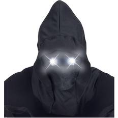 Unisex Voll abdeckende Masken Widmann Invisible Face Mask with Hood and Luminous Eyes