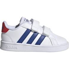 Kinderenschoenen adidas Kid's Grand Court - Cloud White/Royal Blue/Vivid Red