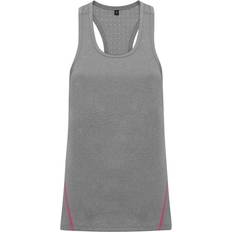 Tridri Laser Cut Vest Women - Silver Melange