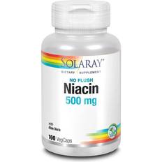 Solaray No Flush Niacin 500mg 100 Stk.