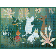 Barbo Toys Puslespil Barbo Toys Moomin Art Puzzle Green 1000 Brikker