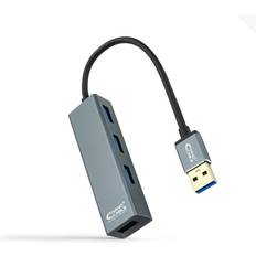 Nanocable USB A-4xUSB A M-F 0.1m