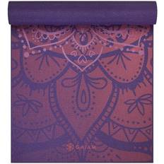 Gaiam yoga mat 6mm premium Gaiam 6mm Premium Yoga Mat Athenian Rose Metallic