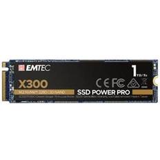 M.2 - PCIe Gen3 x4 NVMe Harddisk på tilbud Emtec X300 M.2 SSD Power Pro 1TB