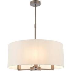 Brown Pendant Lamps Endon Lighting Daley Pendant Lamp ∅ 50cm