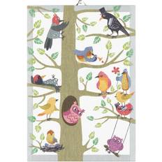 Ekelund Viskestykker Ekelund Spring Birds Viskestykke Multifarve (50x35cm)