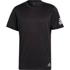 Adidas Run It Manga Corta Negro Blanco - Black