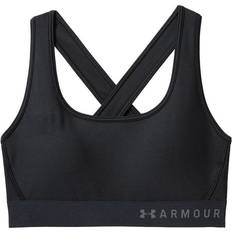 Under Armour Mid Crossback Sports Bra 1307200-001 - Nero